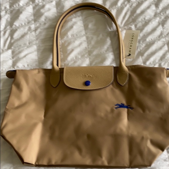 Longchamp Handbags - Longchamp Shoulder Tote Beige NWT